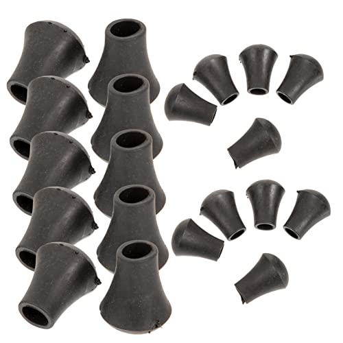QUMIIRITY 20-Teiliges Set Trommelbeinstiefel Beine Drum Mute Drum Dämpfer Ersatz Schlüssel praktische Trommelhülle Drum-Ständer-Polster Drum Kit Accessoires rutschfeste Hülle Gummi Black von QUMIIRITY