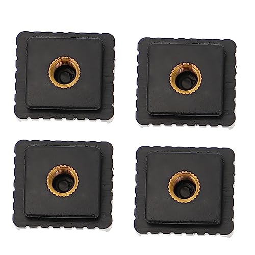 QUMIIRITY 4Stücke Hot Shoe Mount Blitzschuh Halterung für Kamerazubehör für Lichter Mikrofone Live Monitore von QUMIIRITY