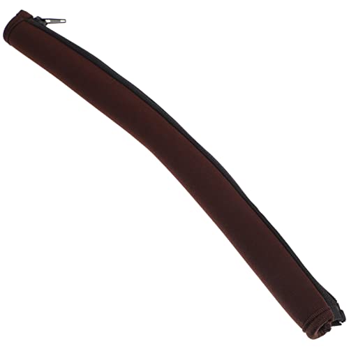 QUMIIRITY Kopfhörer Kopf Balken Abdeckung Schaum Pads Kopfhörerabdeckungen Kissen Ersatz-ohrpolster Kopfhörerpolster Abdeckung des Kopfhörerstrahls Kopfhörerhüllen Mode Pu-Leder Brown von QUMIIRITY