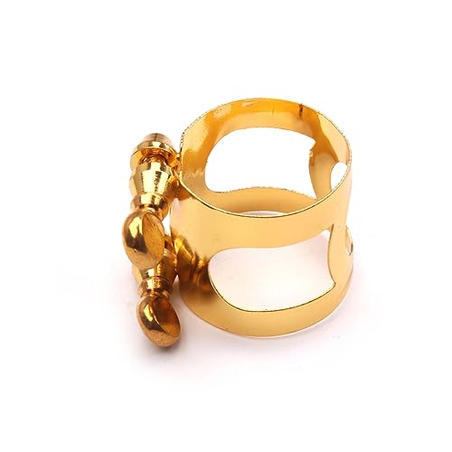 QUMIIRITY Saxophon Mundstück Klammer Metallene Doppelgewinde Für Eb Alto Saxophon Robuster Saxophonfastener Ideal Für Präzisen Und Sicheren Halt Für Musiker Und von QUMIIRITY