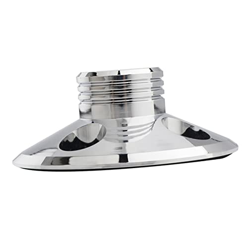 QUMIIRITY Schallplattenstabilisator Vinyl Abspielgerät Rekordhalter Record Cushion Record stabilizer drehteller Gewichtsscheibe aufnehmen Metallscheibenstabilisator Aluminiumlegierung Silver von QUMIIRITY