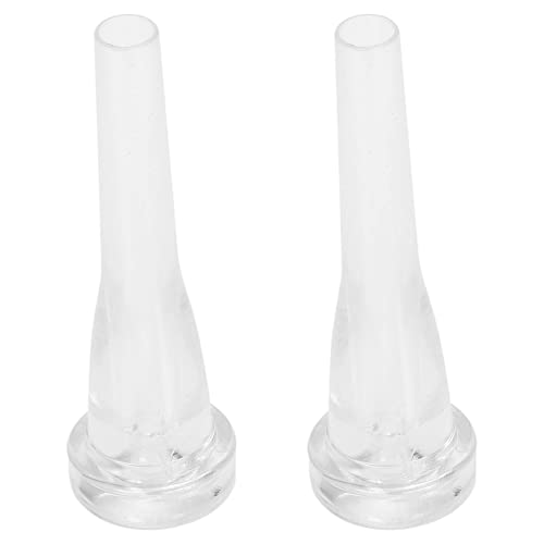 QUR 2X ABS Trompeten Mundstück 3C Größe für Anfänger Trompete Zubehör Teile Oder Finger Trainingsgerät, Weiß QUR 2X ABS Trompeten Mundstück 3C Größe für Anfänger Trompete Zubehör Teile Oder Finger Trainingsgerät, Weiß von QUR