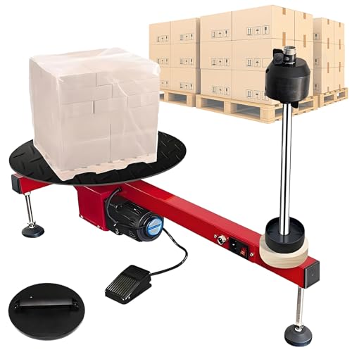 Electric Stretch Flat Film Wraping Machine, Palettenverpackungs -Stretchfilmspender mit 40 cm Plattenspieler, Geschwindigkeit 30 U/min, für Express -Logistikkarton innerhalb von 70 cm Electric Stretch Flat Film Wraping Machine, Palettenverpackungs -Stretchfilmspender mit 40 cm Plattenspieler, Geschwindigkeit 30 U/min, für Express -Logistikkarton innerhalb von 70 cm von QUTBAG