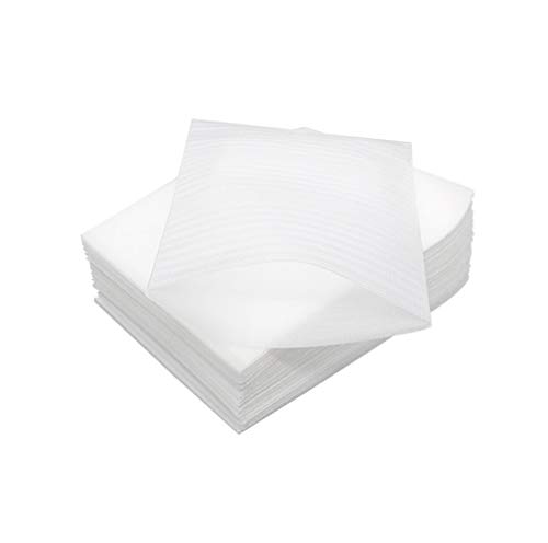 100PCS White Foam Pouches Wickelkissenbeutel Verpackungspuffer für den Transport Versand Verpackungsmaterial Perfekt für zerbrechliche Gegenstände Metallteile Sammlerstücke Kunststoffprodukte von QUUPY