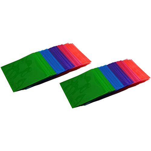 100 QUVIDO CD/DVD/Blu-Ray PP Schutzhüllen Color-Mix (2 x 50 Stück) von QUVIDO