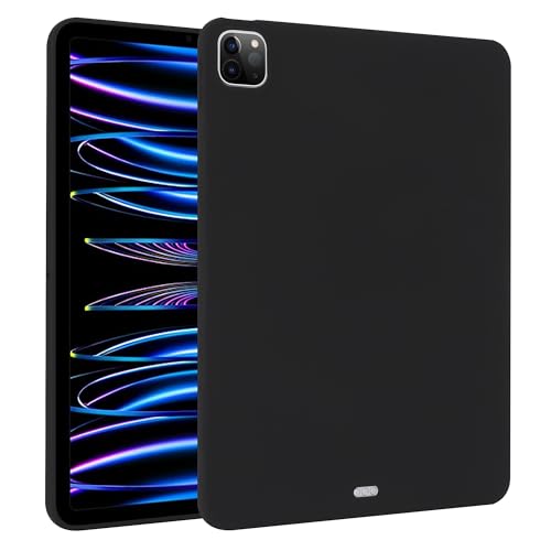 Kompatibel mit Honor Pad X8a 27,9 cm (11 Zoll), schlankes Design, mattes TPU-Gummi, weiche Silikon-Schutzhülle, leicht, stoßfest, Schwarz von QUYISHAN