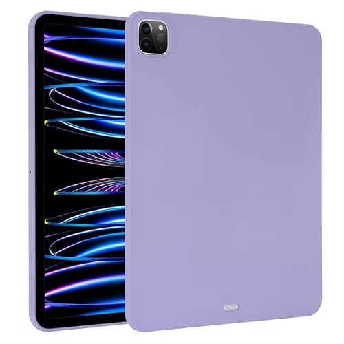 Schutzhülle für Xiaomi Mi Pad 6/6 Pro 2023, 28,4 cm (11,2 Zoll), schlankes Design, mattes TPU-Gummi, weiche Silikon-Schutzhülle, leicht, stoßfest, Violett von QUYISHAN