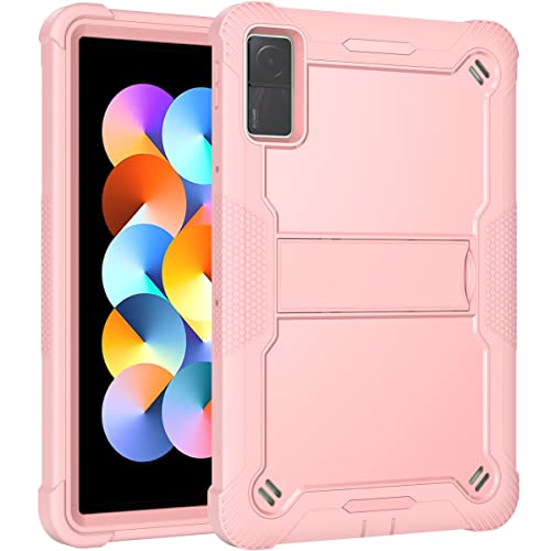 Tablet-Hülle, kompatibel mit Xiaomi Redmi Pad 10,6 Zoll (26,9 cm), 2022, Hybrid-Schutzhülle, stoßfest, robust, Stand-Schutzhülle für Redmi Pad 10,6 Zoll (26,9 cm), Roségold von QUYISHAN
