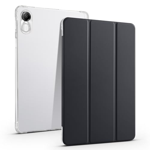 Transparente Tablet-Hülle, kompatibel mit Honor MagicPad 13 Zoll 2023, TPU, schlanke Hülle, automatische Wake-/Sleep-Funktion, intelligente leichte Schutzhülle mit Stifthalter, stoßfeste Abdeckung von QUYISHAN