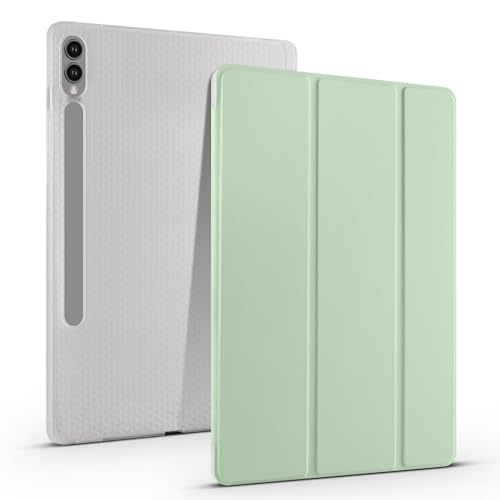 Transparente Tablet-Hülle, kompatibel mit Samsung Galaxy Tab A8 (2021) 26,7 cm (10,5 Zoll) SM-X200/X205U, TPU, schlanke Hülle, automatische Wake-/Sleep-Funktion, smart, leicht, mit Stifthalter von QUYISHAN