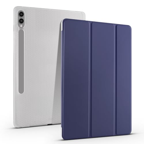 Transparente Tablet-Hülle, kompatibel mit Samsung Galaxy Tab S10 FE+ Plus 13,3 Zoll (SM-X620/X626), TPU, schlanke Hülle, automatische Wake-/Sleep-Funktion, intelligente leichte Schutzhülle mit von QUYISHAN