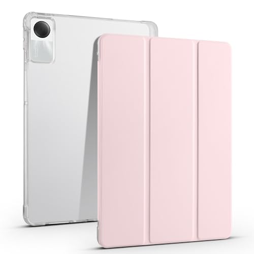 Transparente Tablet-Hülle, kompatibel mit Xiaomi Mi Pad 5/iPad 5 Pro 27,9 cm (11 Zoll) 5G 2021, TPU, schlanke Hülle, automatische Wake-/Sleep-Funktion, intelligente leichte Schutzhülle mit Stifthalter von QUYISHAN