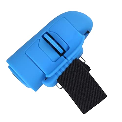 QWAMBVZE Mini 2,4 G mit ergonomischer Finger-Maus für Reisen (blau) von QWAMBVZE