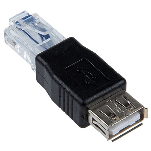 QWAMBVZE USB A Buchse Stecker Ethernet RJ45 Stecker-Adapter Neu von QWAMBVZE