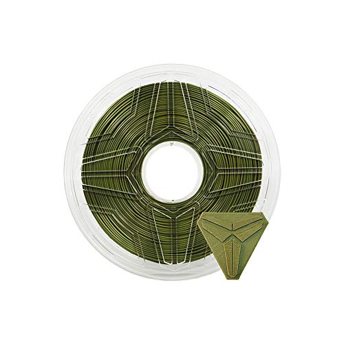 LeoPlas ABS Filament 1.75mm Transparent ABS Filament 1kg für 3D-Druckmaterial Druckerzubehör (Armeegrün) von QWERTYUIOP