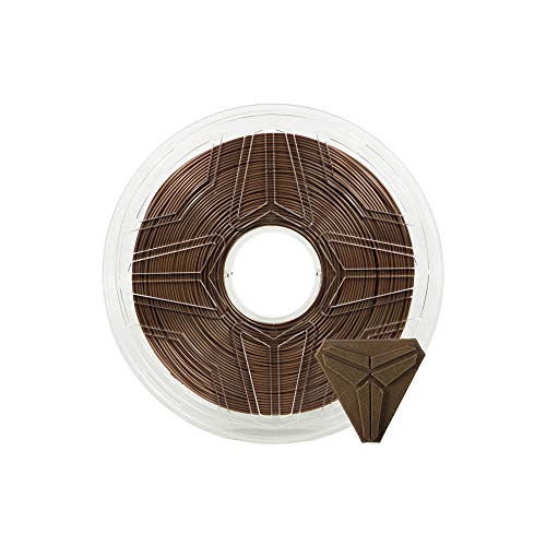 LeoPlas ABS Filament 1.75mm Transparent ABS Filament 1kg für 3D-Druckmaterial Druckerzubehör (Braun) von QWERTYUIOP