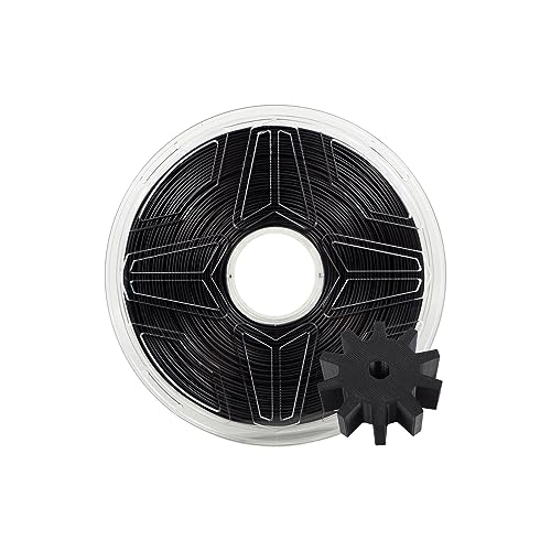 LeoPlas POM Filament 1kg 1.75mm für 3D-Druckmaterial Druckerzubehör (Schwarz) von QWERTYUIOP