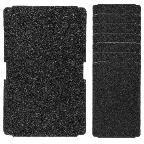 QWORK® 8 Stück Schwammfilter für Wäschetrockner, 240 x 155 x 11 mm Wäschetrocknerfilter, Schwamm Filtermatte, Kompatibel mit Beko Grundig Blomberg ElektraBregenz 2964840100 von QWORK