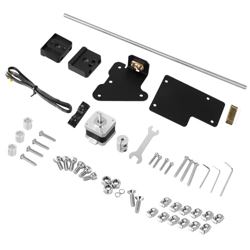 QWORK® Dual Z-Axis Upgrade Kit Kompatibel mit Ender-3, Ender-3S, Ender 3 Pro, Ender 3 V2, Ender 3 Neo, Ender 3 V2 Neo - mit 42-34 Schrittmotor - Verbesserte Stabilität und Präzision von QWORK