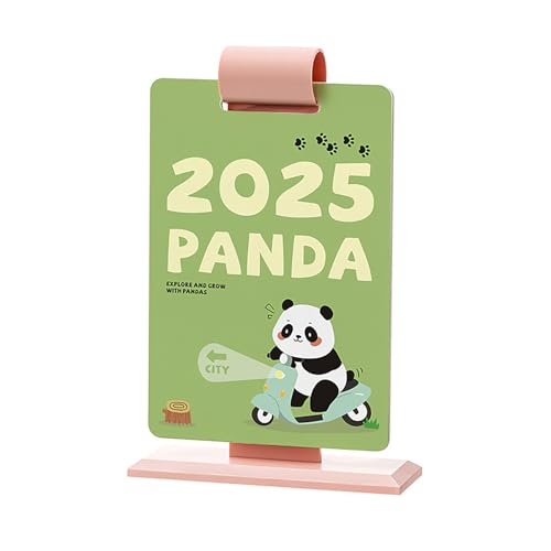 2025 Bürokalender Tischkalender Cartoon Panda Kalender Stehkalender Tischkalender Aufsteller Jahreskalender 2025 Bürokalender Tischkalender Cartoon Panda Kalender Stehkalender Tischkalender Aufsteller Jahreskalender von QWQJ