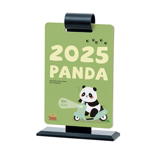 2025 Bürokalender Tischkalender Cartoon Panda Kalender Stehkalender Tischkalender Aufsteller Jahreskalender 2025 Bürokalender Tischkalender Cartoon Panda Kalender Stehkalender Tischkalender Aufsteller Jahreskalender von QWQJ