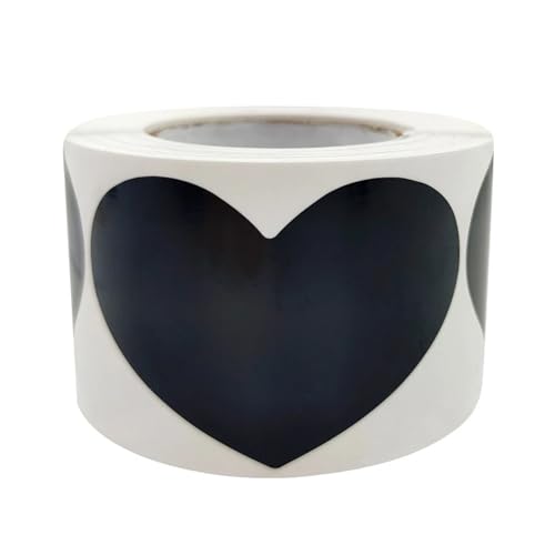 Einfache Aufkleber 150 Stück/Rolle Herz Schwarz Wasserdichte Tafelaufkleber Etiketten Löschbare Tafel Küche Gläser Aufkleber Home Flaschen Tags Einfache Aufkleber 150 Stück/Rolle Herz Schwarz Wasserdichte Tafelaufkleber Etiketten Löschbare Tafel Küche Gläser Aufkleber Home Flaschen Tags von QWWQYDY