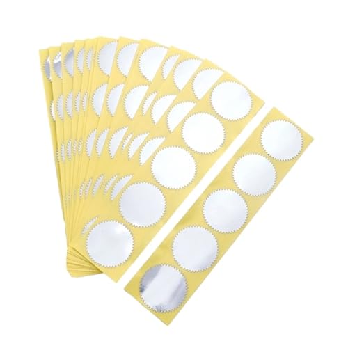 Einfache Aufkleber 45 mm runder Aufkleber mit Zahnrad-Etiketten for Prägen von Auszeichnungssiegeln, DIY-Prägesiegel for Karten, Universitätszertifikate(B) von QWWQYDY