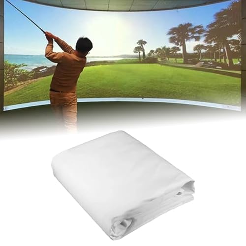 Golf-Leinwände, Projektionstücher für Indoor-Simulatoren, schlagfeste, geräuschreduzierende Vorhänge, Golf-Schlagtücher, mit Kordeln oder Haken montiert, für Golftraining im Innen- und Außenbereich Golf-Leinwände, Projektionstücher für Indoor-Simulatoren, schlagfeste, geräuschreduzierende Vorhänge, Golf-Schlagtücher, mit Kordeln oder Haken montiert, für Golftraining im Innen- und Außenbereich von QXIWAOE