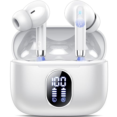 QXQ Bluetooth Kopfhörer, Kopfhörer Kabellos Bluetooth 5.3, In Ear Kopfhörer Bluetooth, IP7 Wasserdicht Wireless Kopfhörer mit Mic, von QXQ