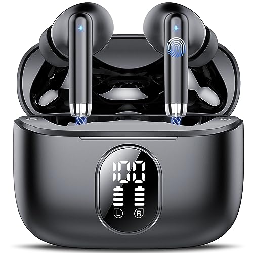 QXQ Bluetooth Kopfhörer 5.3 in Ear, mit 4 ENC Mikrofon, 40 Std Spielzeit, Tiefer Bass, IP7 Wasserdicht Ohrhörer, Touch Control, Tragbares Design, USB-C QXQ Bluetooth Kopfhörer 5.3 in Ear, mit 4 ENC Mikrofon, 40 Std Spielzeit, Tiefer Bass, IP7 Wasserdicht Ohrhörer, Touch Control, Tragbares Design, USB-C von QXQ