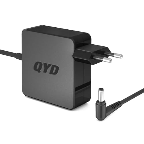 QYD 65W Notebook-Netzteil Ladegerät für Laptop-Ladekabel Asus N193 V85 R33030 F751M X551 X551M X551CA X551MA X555LA X551MAV F551MA Q502L Q551LN X502CA S300CA ASUS Charger AC Adapter Power Cord Kabel von QYD