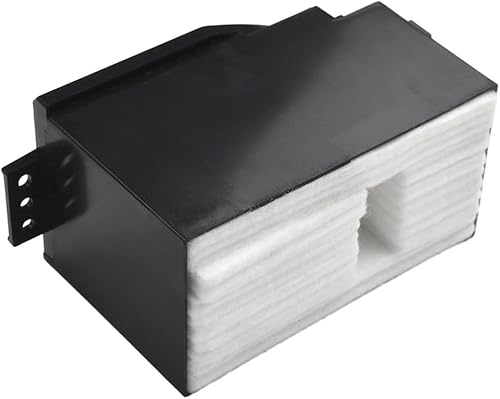 2 Stück Rest Stempelkissen-Schwamm-Box für Epson XP 760 XP 800 XP 801 XP 802, Resttintentank-Abfall-Tintenkissen-Schwamm (nur Stempelkissen) von QYMDRION