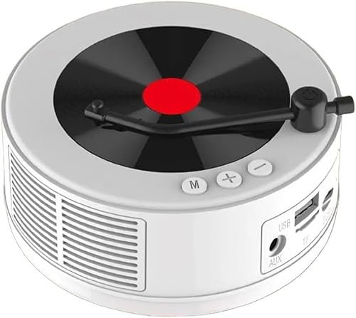 FM-Radio-Player, aktiviertes, tragbares Retro-FM-Radio, mit integriertem Lautsprecher, Desktop CD-Musik Unterstützung TF-Wiedergabe, USB-Wiedergabe und AUX-Wiedergabe für Zuhause FM-Radio-Player, aktiviertes, tragbares Retro-FM-Radio, mit integriertem Lautsprecher, Desktop CD-Musik Unterstützung TF-Wiedergabe, USB-Wiedergabe und AUX-Wiedergabe für Zuhause von QYMDRION