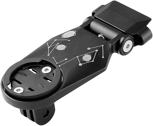 Fahrradhalterung, GPS Geräte Halter Fahrradcomputer Halterung Kohlefaser Integrierte Fahrradcomputer GPS Halterung für Sport Kamera Go Pro Garmin Edge, Bryton (B) von QYMDRION