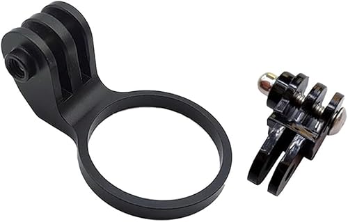 Fahrradkamera-Action-Halterung, Fahrrad-Headset-Kamera-Halterungsadapter-Set, Fahrrad-Vorbau-Halterung für GoPro, Sport Action Camera, Schwarz Fahrradkamera-Action-Halterung, Fahrrad-Headset-Kamera-Halterungsadapter-Set, Fahrrad-Vorbau-Halterung für GoPro, Sport Action Camera, Schwarz von QYMDRION