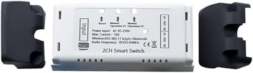 Garagenöffner-Steuerung mit App-Integration, Universal-Garagentoröffner-Fernbedienung, für Tuya Smart-WLAN-Funktion für Auto-Garagentor-Tor (AC 85–250 V) von QYMDRION