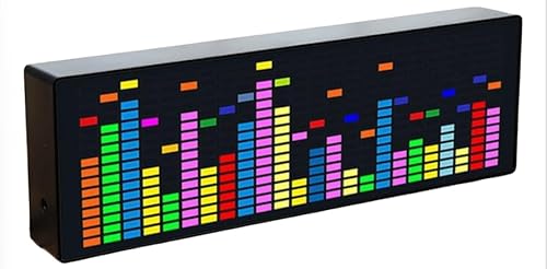 LED-Musikspektrum-Anzeigemodul, LED-Musik-Audio-Spektrum-Anzeige, VU-Meter-Indikator-Analysator, VFD-Audio-Atmosphäre-Anzeige, RGB-Audio-Pegelanzeige, Verstärker-Board (B) von QYMDRION