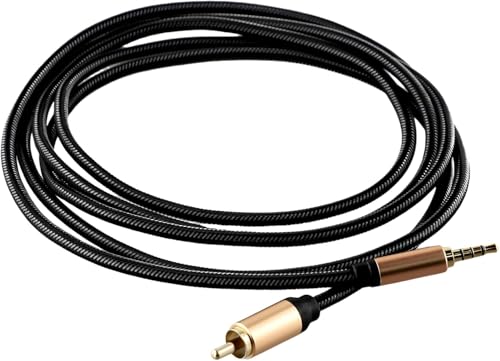 QYMDRION 0,5 m – Cinch-Subwoofer-Kabel, digitales Koaxial-Audio-Video-Kabel, Stereo-SPDIF-Cinch auf 3,5-mm-Klinkenstecker für HDTV- Vergoldete Stecker- Subwoofer AV Receiver Verstärker Heimkino QYMDRION 0,5 m – Cinch-Subwoofer-Kabel, digitales Koaxial-Audio-Video-Kabel, Stereo-SPDIF-Cinch auf 3,5-mm-Klinkenstecker für HDTV- Vergoldete Stecker- Subwoofer AV Receiver Verstärker Heimkino von QYMDRION