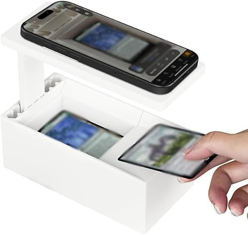 Sammelkarten-Scanner-Ständer, schnell für MTG-Kartenscanner, Scanner Telefonhalter Schnelles Scannen und Preisprüfung Kompatibel, zum Sammeln von Bewertungsspiel-Events, Sport Sammelkarten-Scanner-Ständer, schnell für MTG-Kartenscanner, Scanner Telefonhalter Schnelles Scannen und Preisprüfung Kompatibel, zum Sammeln von Bewertungsspiel-Events, Sport von QYMDRION