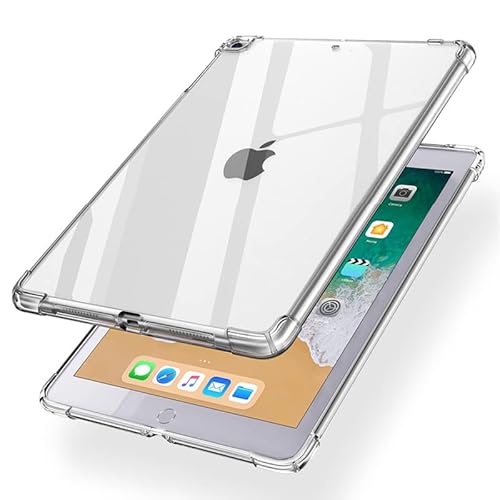 QYiiD Clear Hülle für iPad Pro 9.7 Case (2016), [Reinfürced Corners] [Durchsichtig, Crystal Clear] Ultradünn Transparent Soft TPU Silikon Tablet Crystal Schutzhülle Case für iPad Pro 9.7 Zoll (2016) von QYiiD