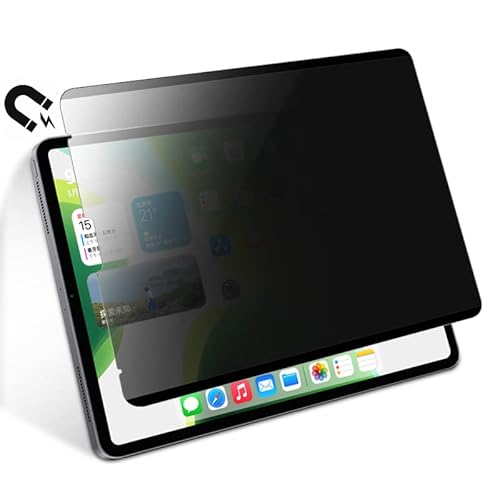 QYiiD Magnetische Sichtschutz-Displayschutzfolie für iPad Air 5/iPad Air 4 27,7 cm (11,9 Zoll), abnehmbar, wiederverwendbar, Anti-Spionage, blaues Licht, Blendung, Sichtschutz, hochempfindlich, von QYiiD