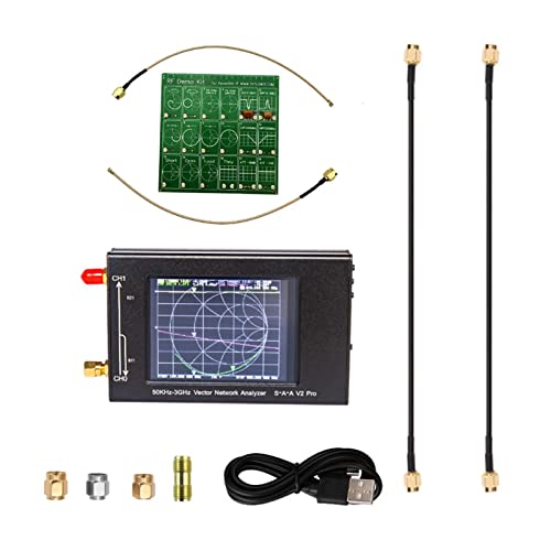 Spektrumanalysator, 3,2-Zoll-Vektor-Netzwerkanalysator S-a-a v2 Profi.Unterstützung von 50 kHz ~ 3GHz Antennennetzwerkanalysator(Finished product plus RF KIT board) von QZCX