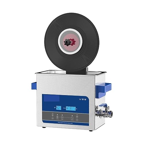 Ultraschallreiniger, 6L Ultraschall-Schallplattenreiniger Mit Halterung For Reinigen Von 12-Zoll-LP- Und 7-Zoll-EP-Discs, UP-Down-Vinylhalterung Mit Langsamer Geschwindigkeit Ultraschallreiniger, 6L Ultraschall-Schallplattenreiniger Mit Halterung For Reinigen Von 12-Zoll-LP- Und 7-Zoll-EP-Discs, UP-Down-Vinylhalterung Mit Langsamer Geschwindigkeit von QZCX