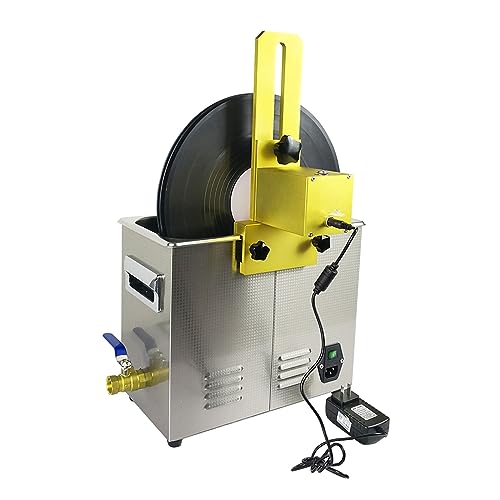 Ultraschallreiniger, Digitaler Ultraschallreiniger For Vinyl-Schallplatten, Discs, CDs, LPs, Waschen, 6 L Tank, 180 W, Mit Alu-Halterungs-Hebevorrichtungsmotor Ultraschallreiniger, Digitaler Ultraschallreiniger For Vinyl-Schallplatten, Discs, CDs, LPs, Waschen, 6 L Tank, 180 W, Mit Alu-Halterungs-Hebevorrichtungsmotor von QZCX