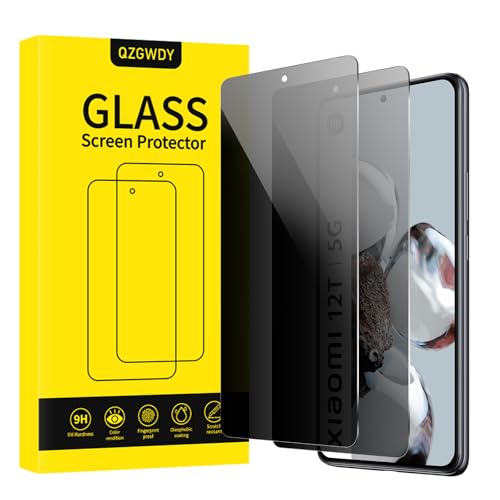 QZGWDY für Xiaomi 12T/12T Pro für Sichtschutz Displayschutz 2 Stück, 9H Härte Anti-Spy Folie Blickschutz Glasschutz Schutzfolie Sichtschutzfolie Blasenfrei, Ultrabeständig QZGWDY für Xiaomi 12T/12T Pro für Sichtschutz Displayschutz 2 Stück, 9H Härte Anti-Spy Folie Blickschutz Glasschutz Schutzfolie Sichtschutzfolie Blasenfrei, Ultrabeständig von QZGWDY