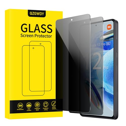 QZGWDY für Xiaomi Redmi Note 12 Pro 4G/5G für Sichtschutz Displayschutz 2 Stück, 9H Härte Anti-Spy Folie Blickschutz Glasschutz Schutzfolie Sichtschutzfolie Blasenfrei, Ultrabeständig QZGWDY für Xiaomi Redmi Note 12 Pro 4G/5G für Sichtschutz Displayschutz 2 Stück, 9H Härte Anti-Spy Folie Blickschutz Glasschutz Schutzfolie Sichtschutzfolie Blasenfrei, Ultrabeständig von QZGWDY