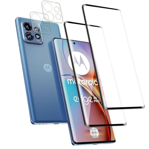 QZJinch 2+2 Stück,Panzer Schutz Glas für Motorola Edge 40 Pro,3D-Vollabdeckung,HD Schutzglas,9H-Härte,Anti-Öl,Anti-Fingerabdruck,Bläschenfrei,High Sensitivity,Fingerabdruck-ID Unterstützen QZJinch 2+2 Stück,Panzer Schutz Glas für Motorola Edge 40 Pro,3D-Vollabdeckung,HD Schutzglas,9H-Härte,Anti-Öl,Anti-Fingerabdruck,Bläschenfrei,High Sensitivity,Fingerabdruck-ID Unterstützen von QZJinch