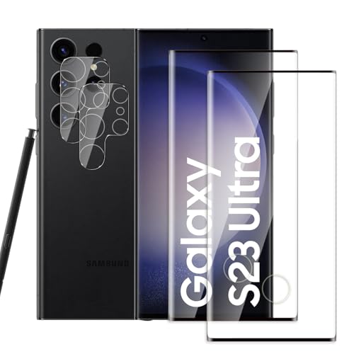 QZJinch 2+2 Stück,Panzer Schutz Glas für SamsungGalaxy S23 Ultra,3D-Vollabdeckung,HD Schutzglas,9H-Härte,Anti-Öl,Anti-Fingerabdruck,Bläschenfrei,High Sensitivity,Fingerabdruck-ID Unterstützen QZJinch 2+2 Stück,Panzer Schutz Glas für SamsungGalaxy S23 Ultra,3D-Vollabdeckung,HD Schutzglas,9H-Härte,Anti-Öl,Anti-Fingerabdruck,Bläschenfrei,High Sensitivity,Fingerabdruck-ID Unterstützen von QZJinch