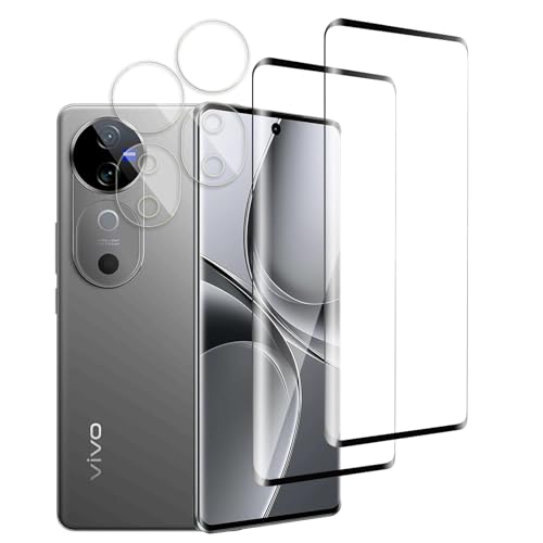 QZJinch 2+2 Stück,Panzer Schutz Glas für vivo v40 5G,3D-Vollabdeckung,HD Schutzglas,9H-Härte,Anti-Öl,Anti-Fingerabdruck,Bläschenfrei,High Sensitivity,Fingerabdruck-ID Unterstützen QZJinch 2+2 Stück,Panzer Schutz Glas für vivo v40 5G,3D-Vollabdeckung,HD Schutzglas,9H-Härte,Anti-Öl,Anti-Fingerabdruck,Bläschenfrei,High Sensitivity,Fingerabdruck-ID Unterstützen von QZJinch
