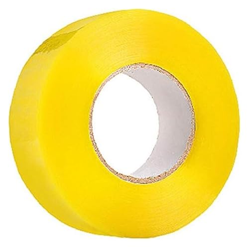 QZLNONTK 8 Rollen Hochleistungs-Verpackungsband – 45 mm x 100 m, starkes und klebendes Klebeband for sicheren Verpacken von Paketen und Kartons(Transparent Yellow) von QZLNONTK
